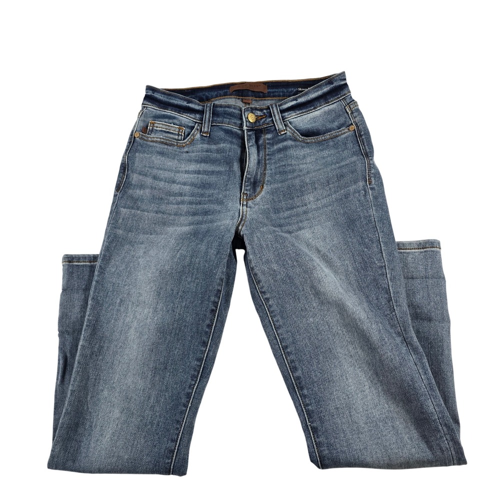 Judy Blue Skinny Fit Capri Jeans Medium Wash Women's‎ Size 7/28 Blue Denim